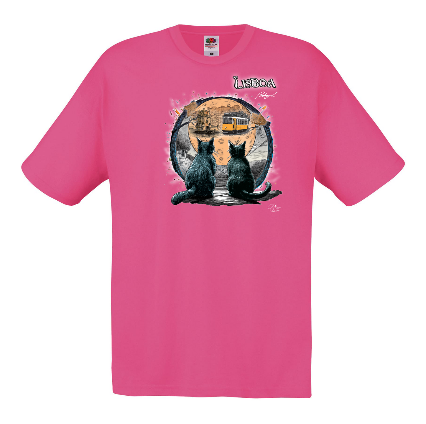T-shirt Fruit of the Loom, Original 145g, Luar Lisboa