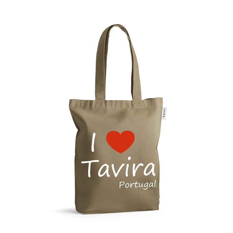 Sacos de Algodão Ecológico 220g I Love Tavira