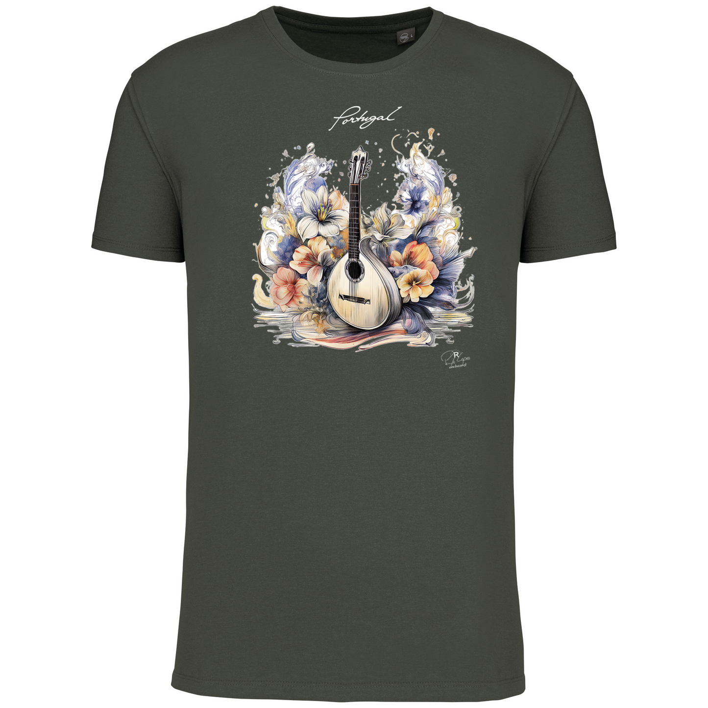 T-Shirt Algodão Biológico Guitarra Portuguesa