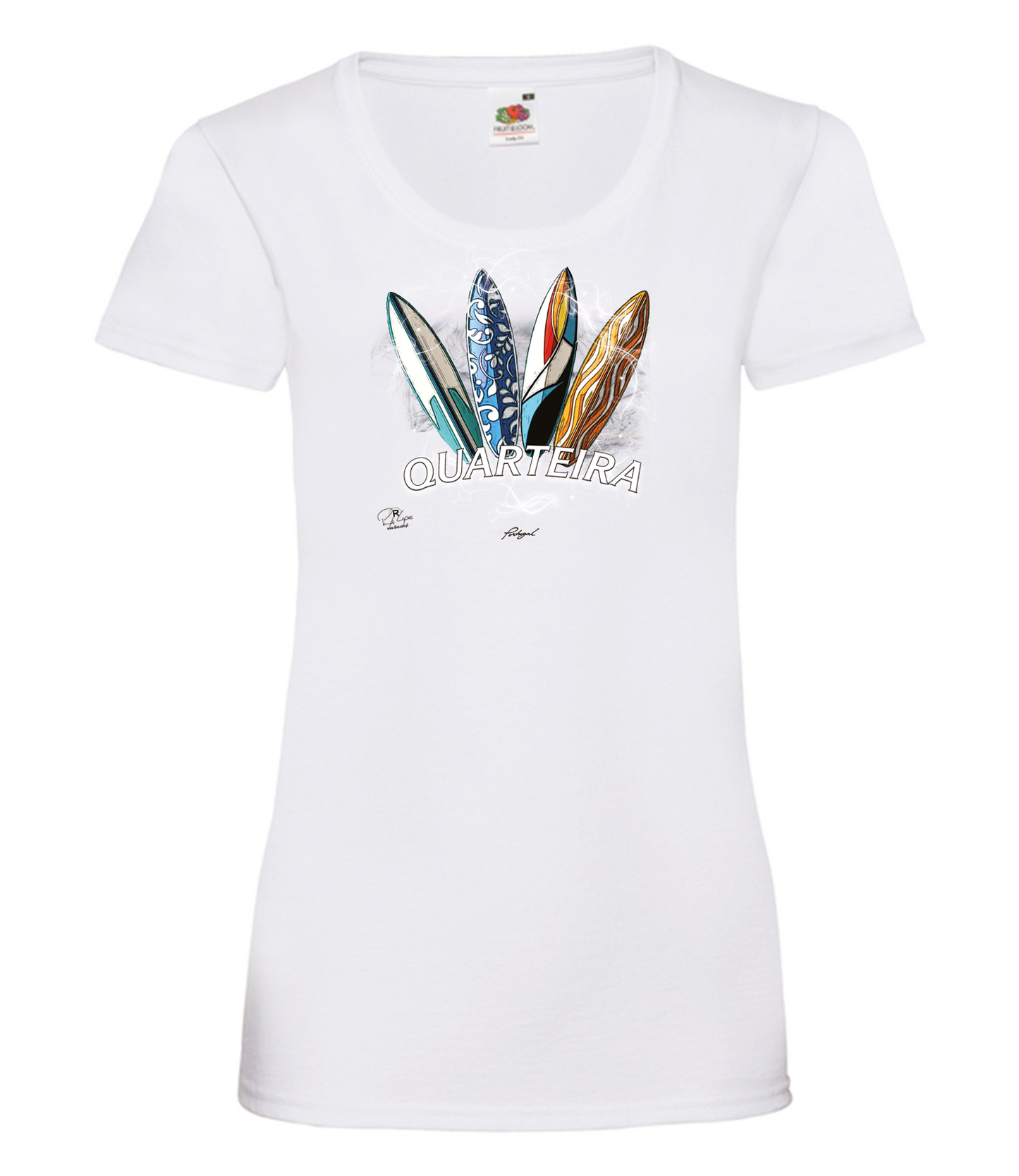 T-shirt Senhora Surfboards Quarteira