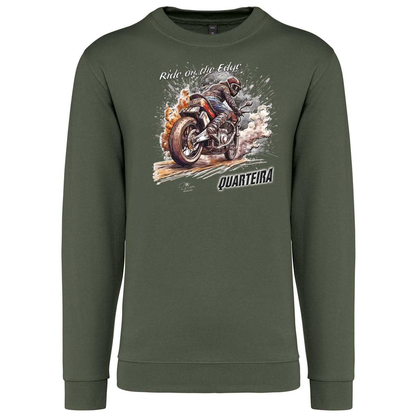 Sweatshirt Kariban sem Capuz Ride on the Edge Quarteira