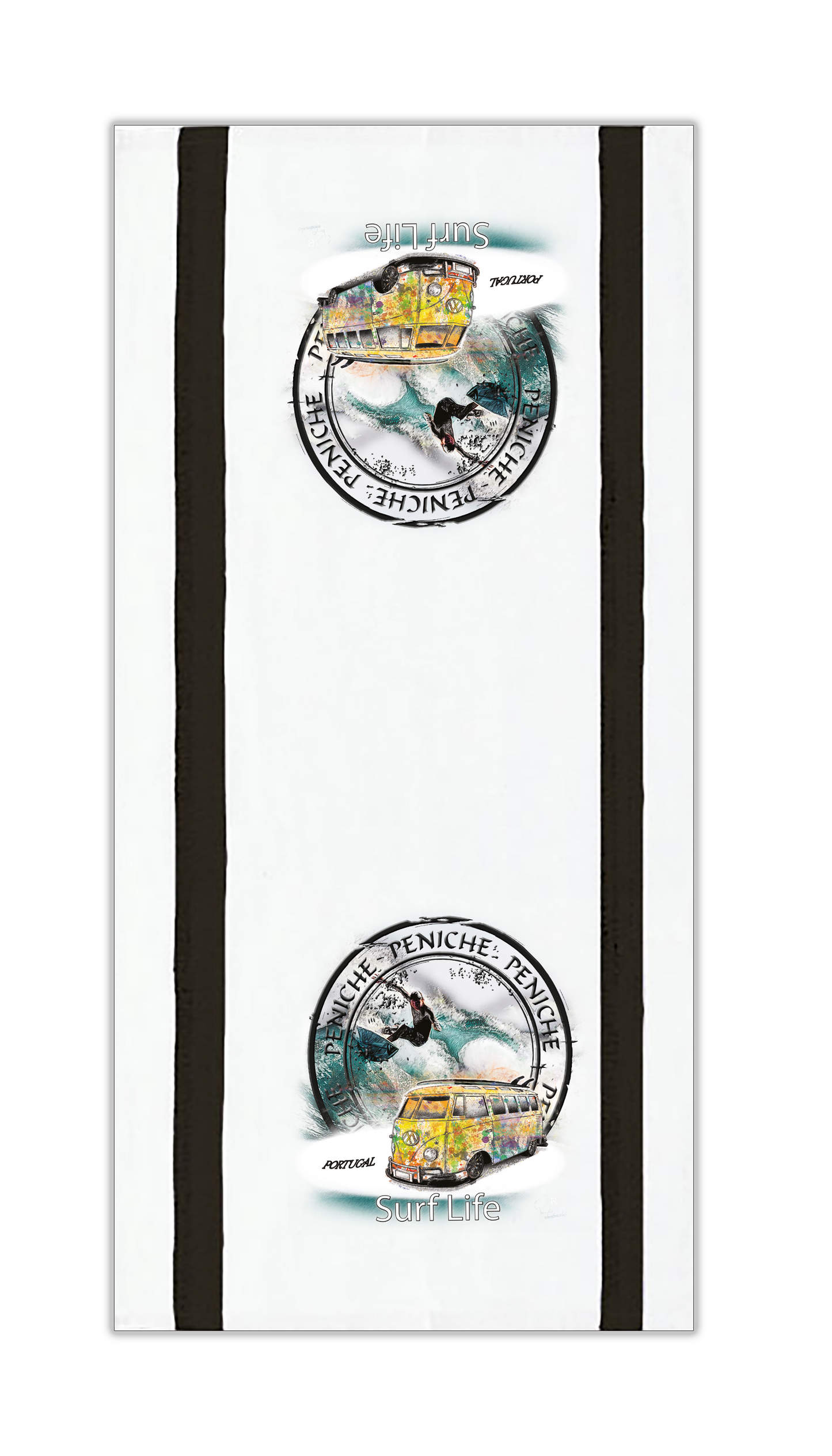 Panos de Cozinha Surf Life Peniche