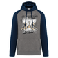 Sweatshirt Bicolor com capuz Neptuno