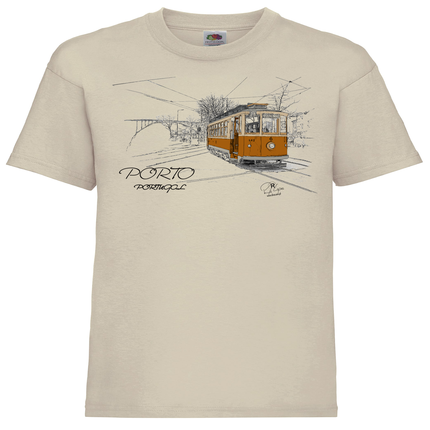 T-shirt Fruit of the Loom Kids Carmo