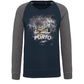Sweatshirt Bicolor sem capuz Carreira 22