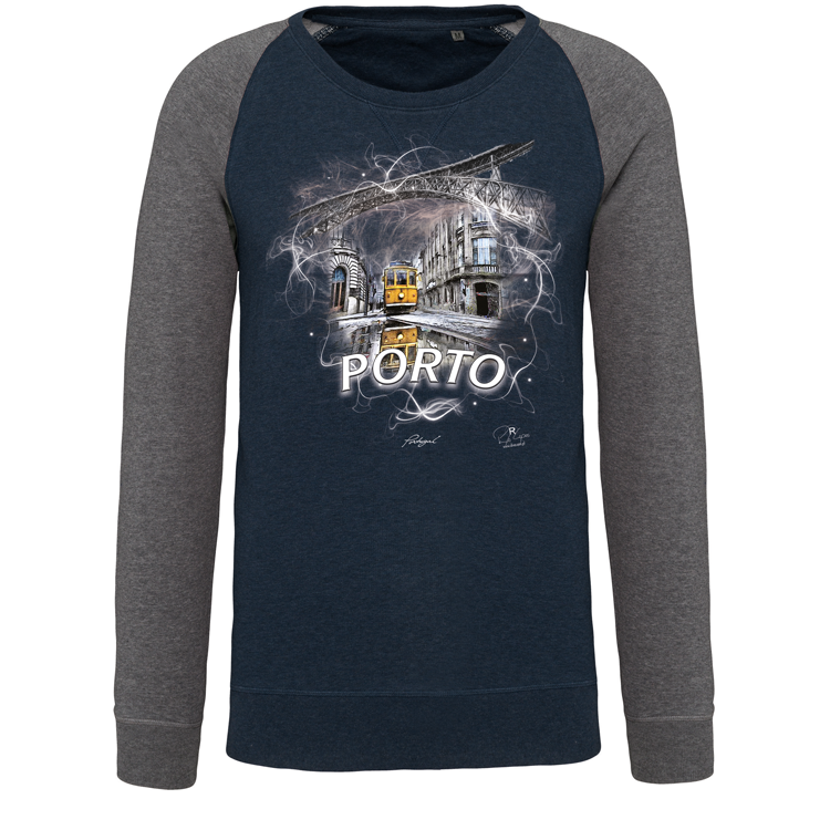 Sweatshirt Bicolor sem capuz Carreira 22