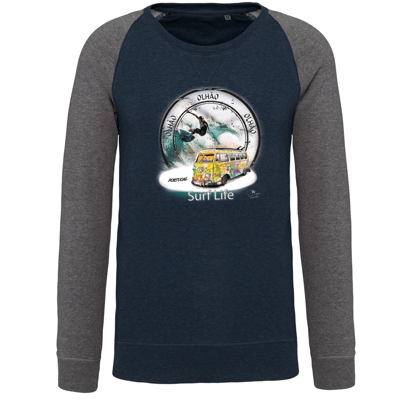 Sweatshirt Bicolor sem capuz Sur Life Olhão