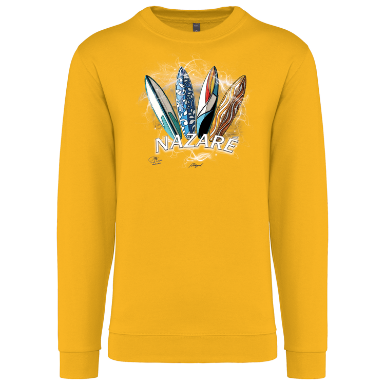 Sweatshirt Kariban sem Capuz Surfboards Nazaré