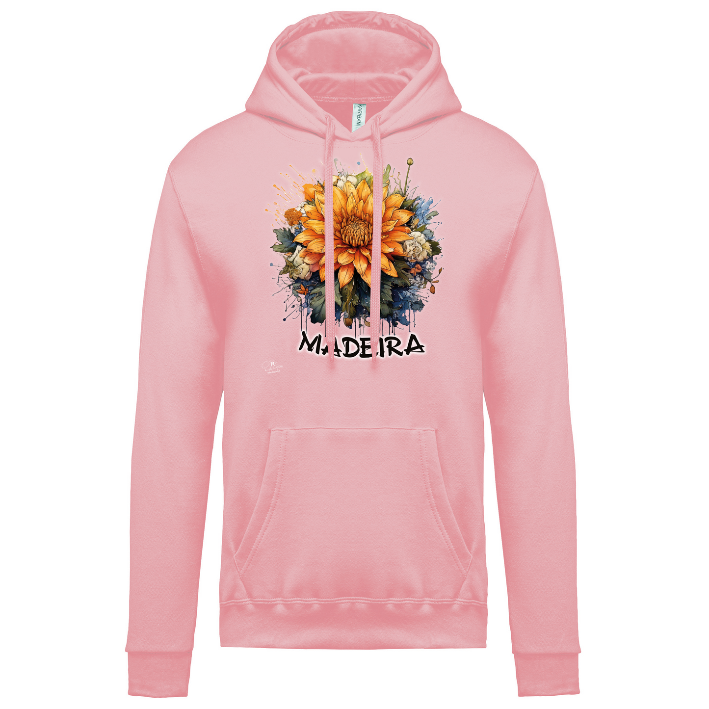 Sweatshirt Kariban com Capuz Arranjo Floral 1