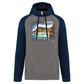 Sweatshirt Bicolor com capuz Ponta do Sol