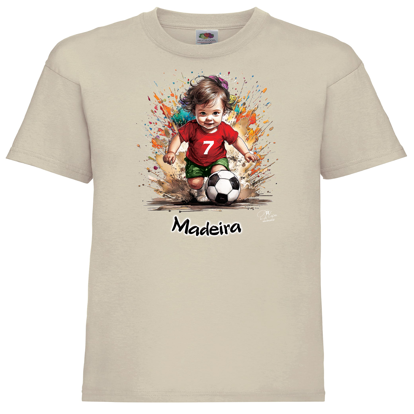 T-shirt Fruit of the Loom Kids 7 Madeira