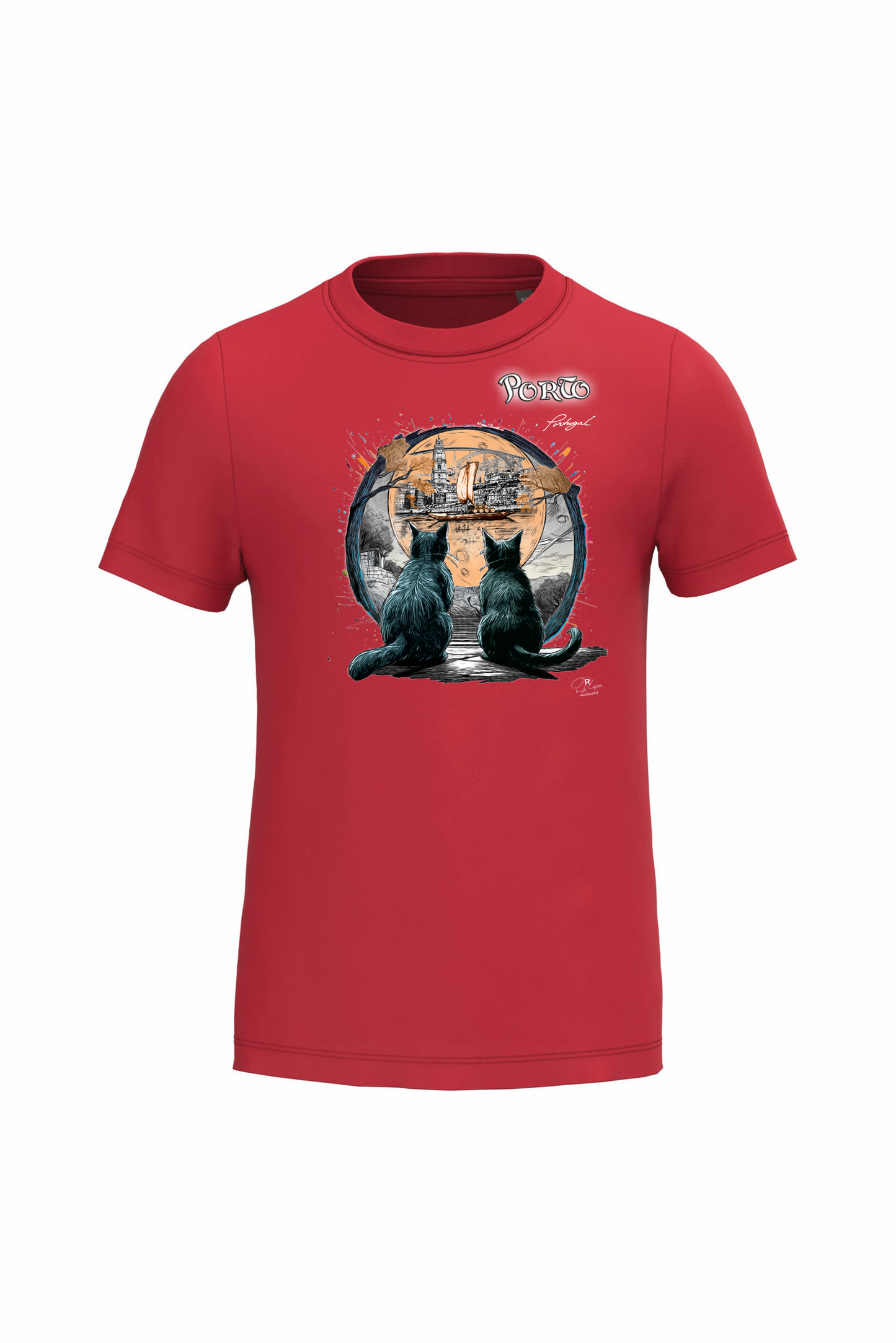 T-shirt de Criança Kariban Luar Porto