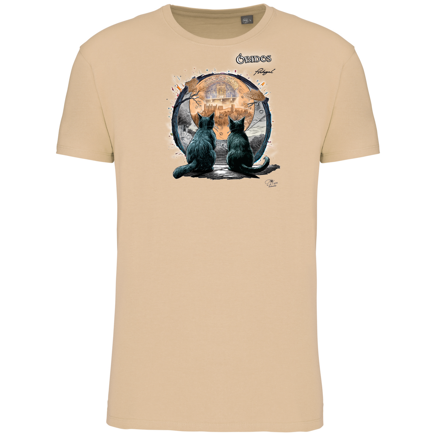 T-Shirt Algodão Biológico Luar Óbidos