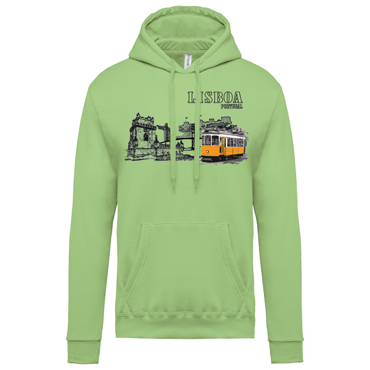 Sweatshirt Kariban com Capuz Monumentos Lx