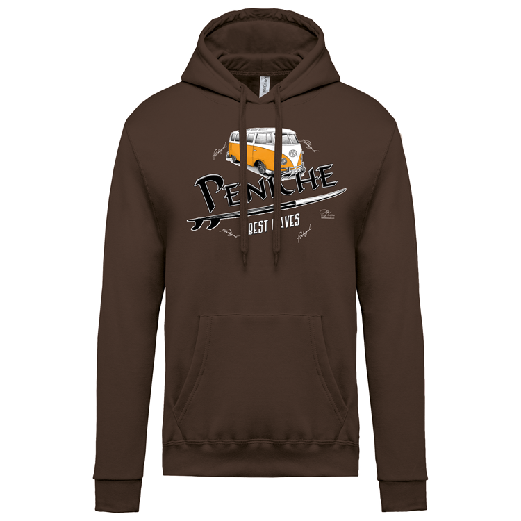 Sweatshirt Kariban com Capuz Pão de Forma Peniche