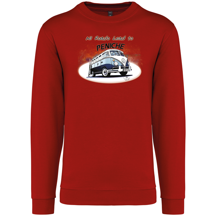 Sweatshirt Kariban sem Capuz All Roads Lead to Peniche