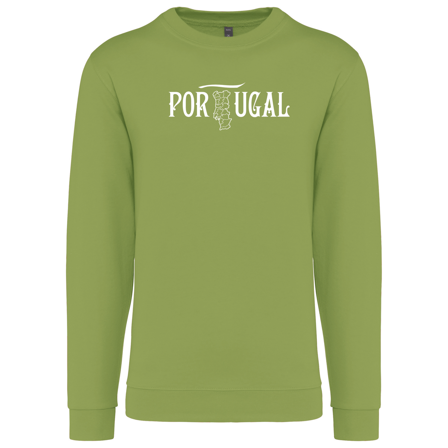 Sweatshirt Kariban sem Capuz Mapa de Portugal
