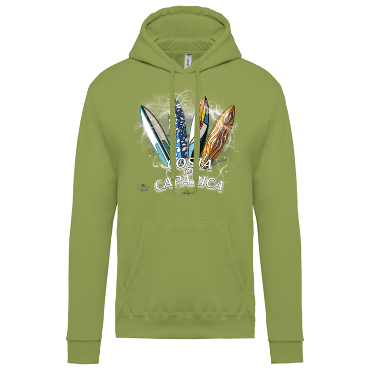 Sweatshirt Kariban com Capuz Surfboards Caparica