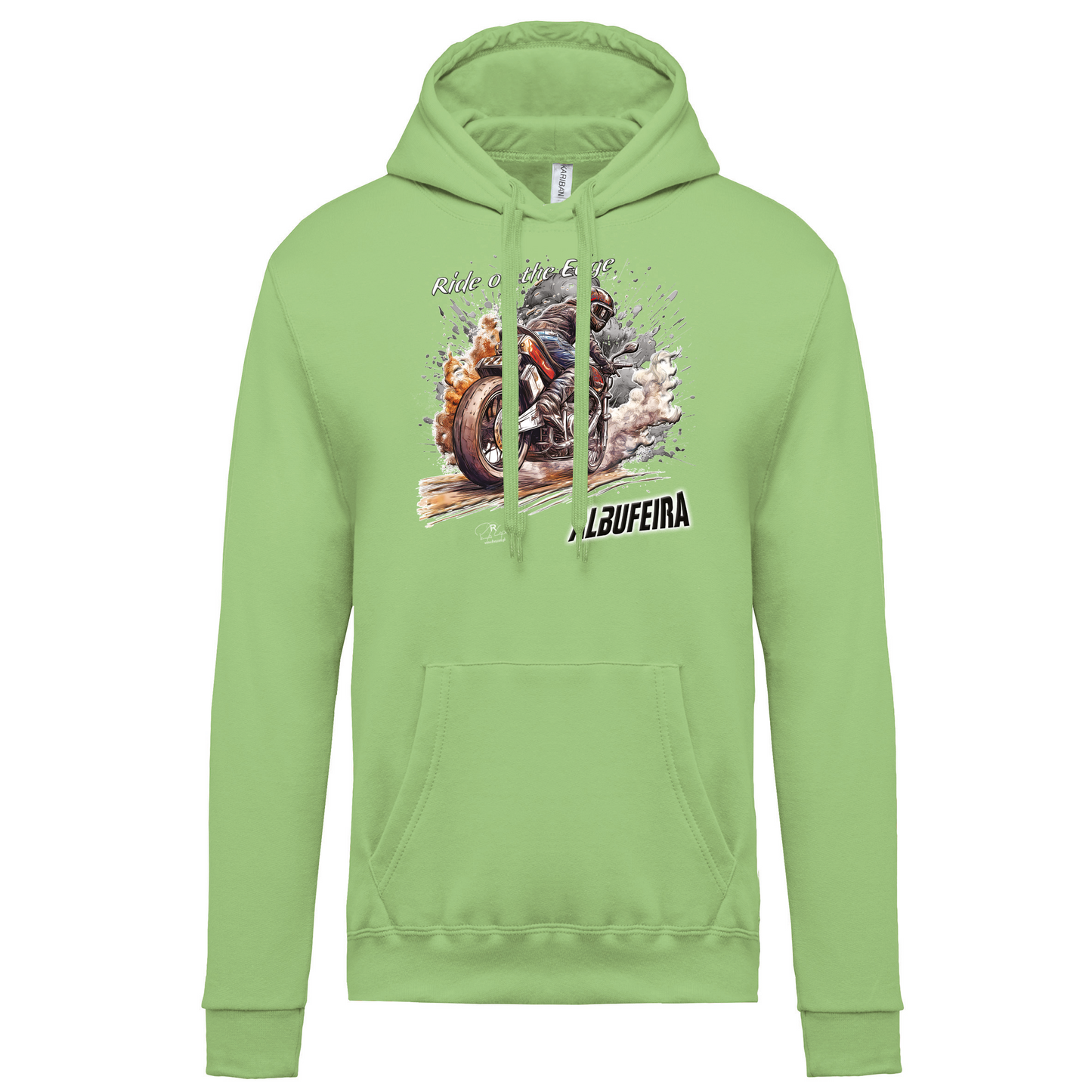 Sweatshirt Kariban com Capuz Ride on the Edge Albufeira