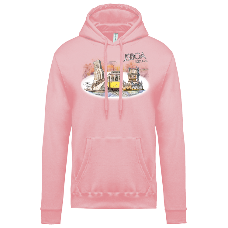 Sweatshirt Kariban com Capuz Monumentos Belém