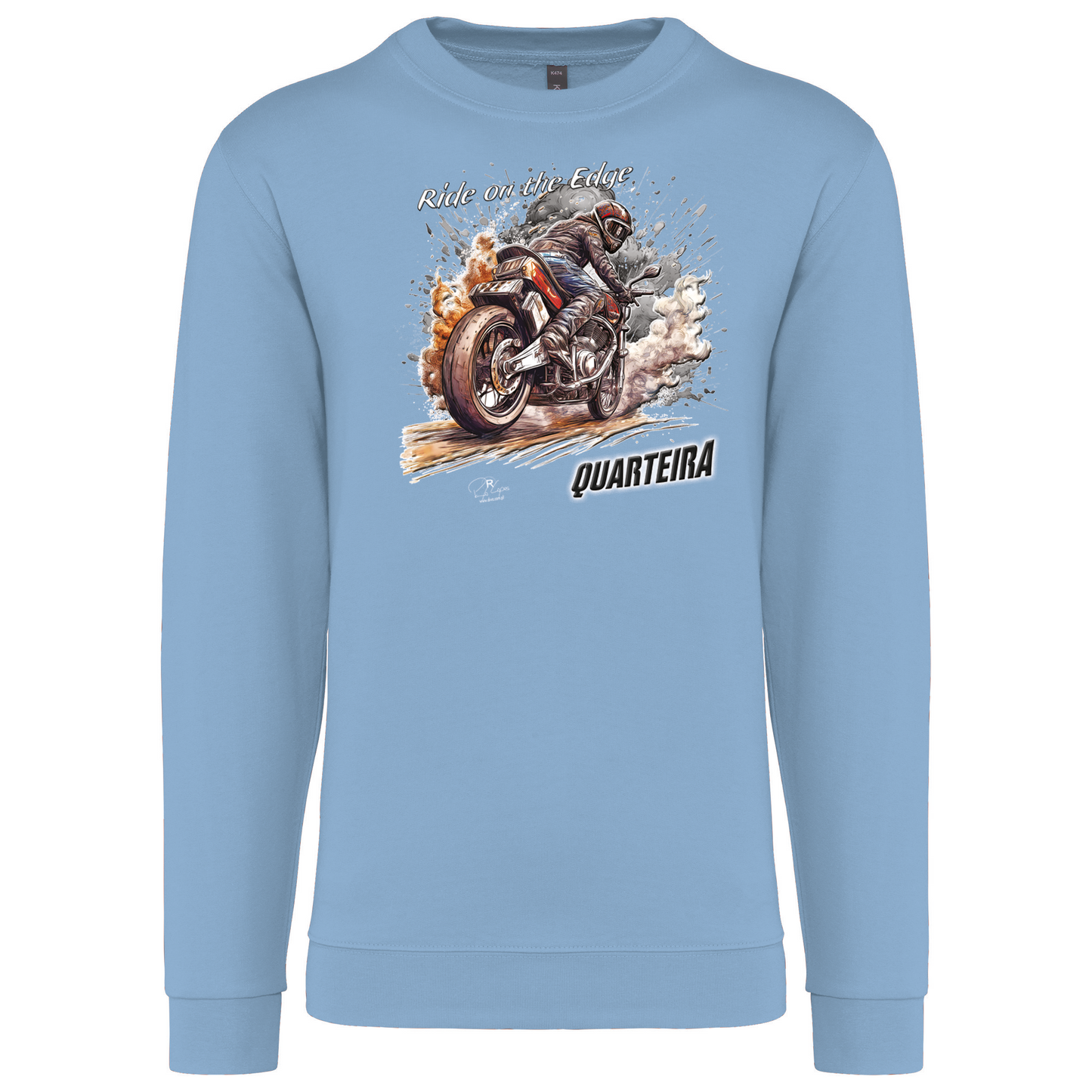 Sweatshirt Kariban sem Capuz Ride on the Edge Quarteira