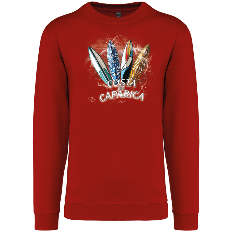 Sweatshirt Kariban sem Capuz Surfboards Costa da Caparica
