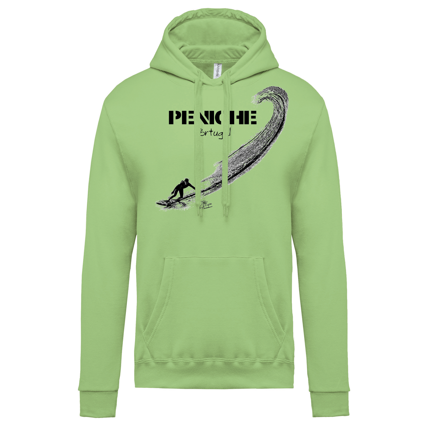 Sweatshirt Kariban com Capuz Surf Peniche