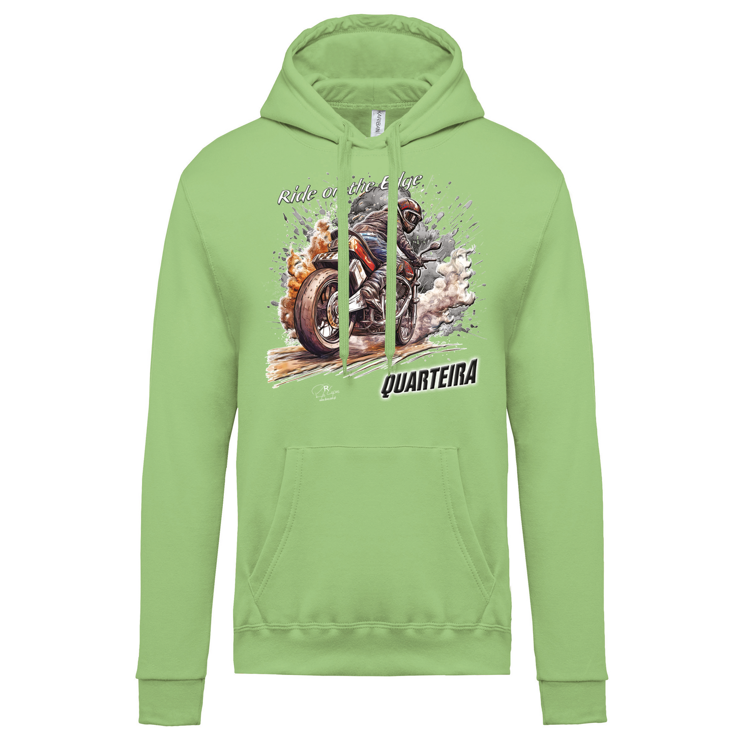 Sweatshirt Kariban com Capuz Ride on the Edge Quarteira