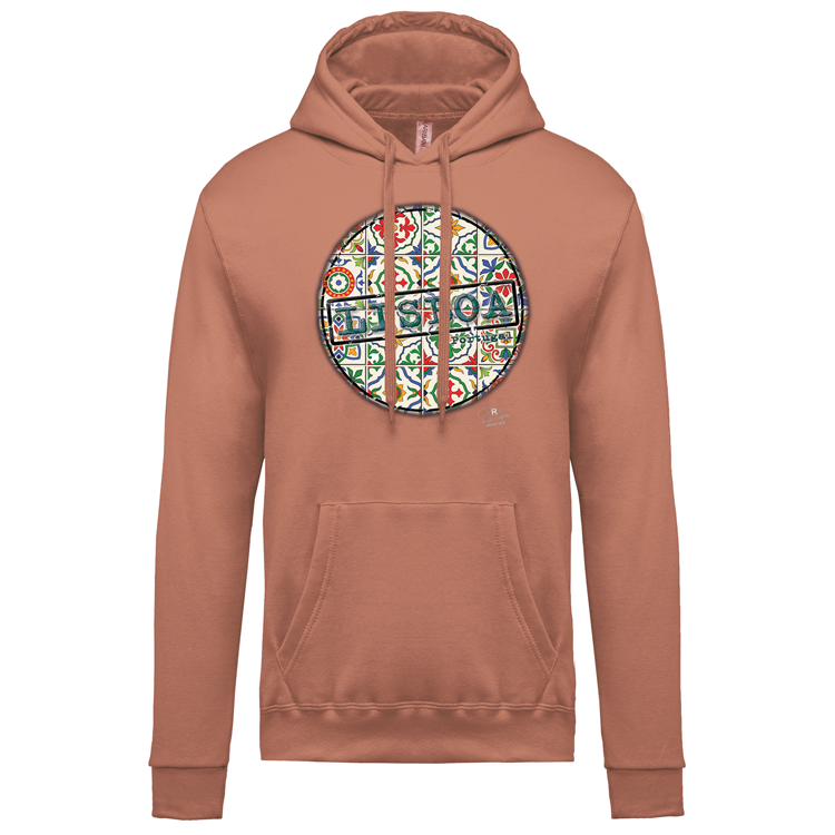 Sweatshirt Kariban com Capuz Pin Lisboa