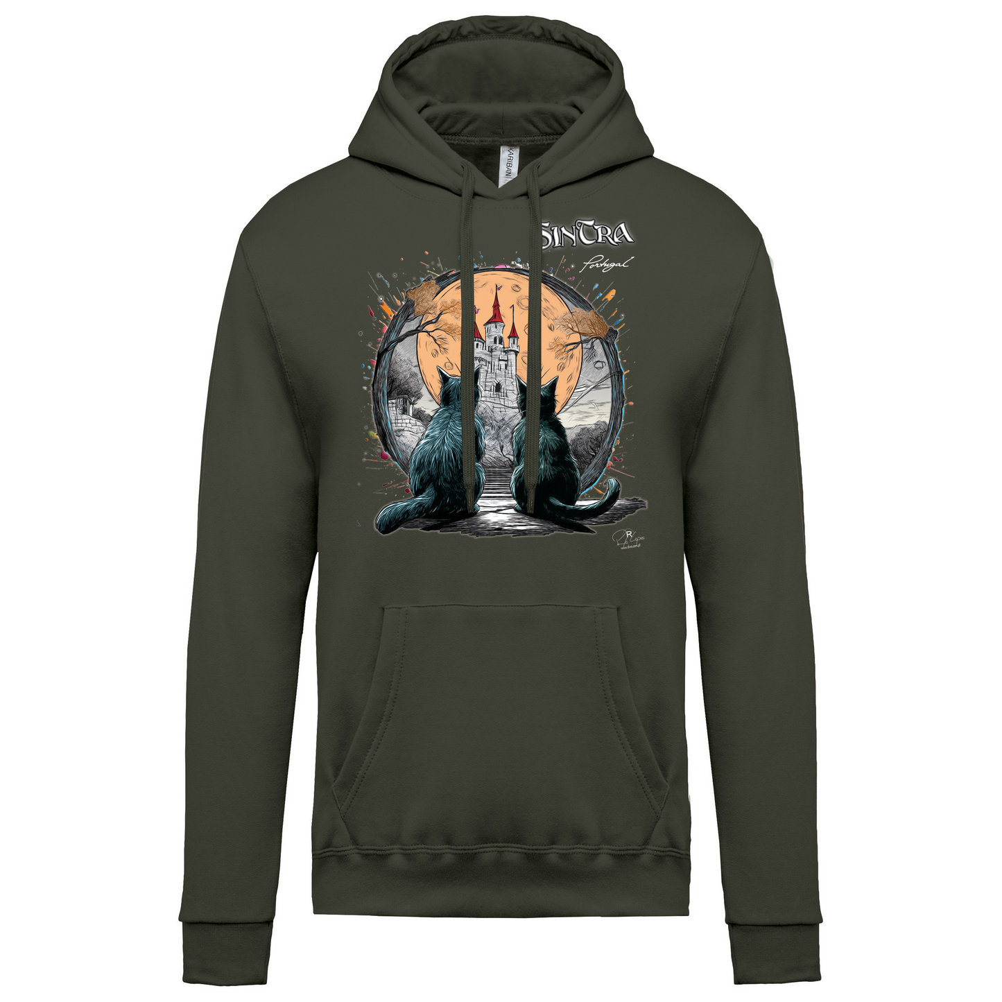 Sweatshirt Kariban com Capuz Luar Sintra