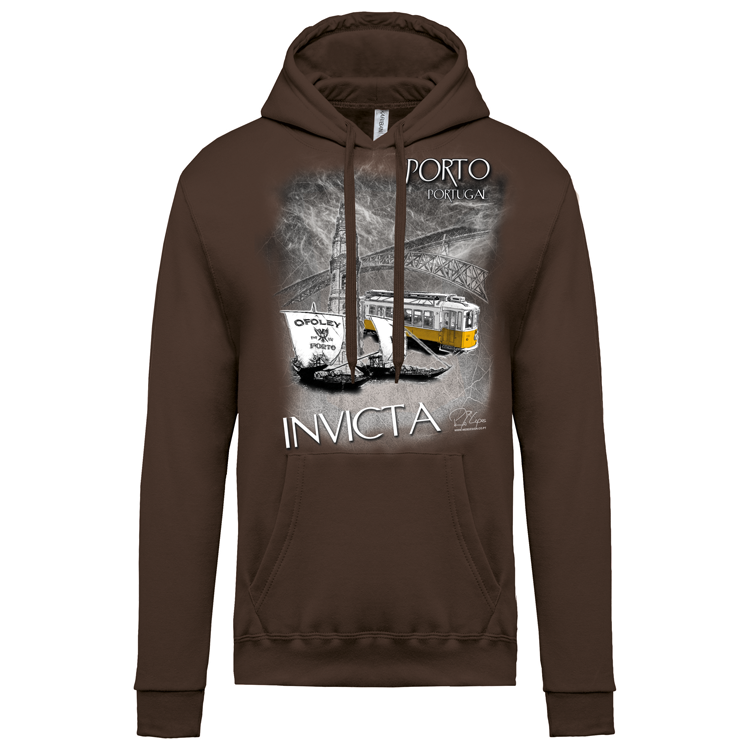 Sweatshirt Kariban com Capuz Invicta