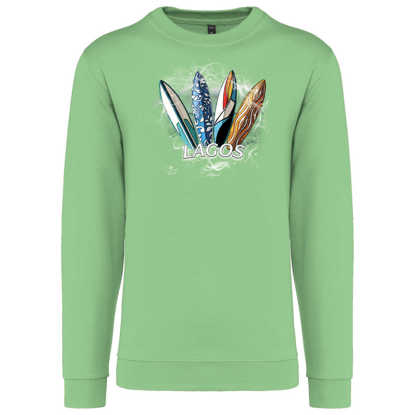 Sweatshirt Kariban sem Capuz Surfboards Lagos