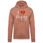Sweatshirt Kariban com Capuz I Love Porto