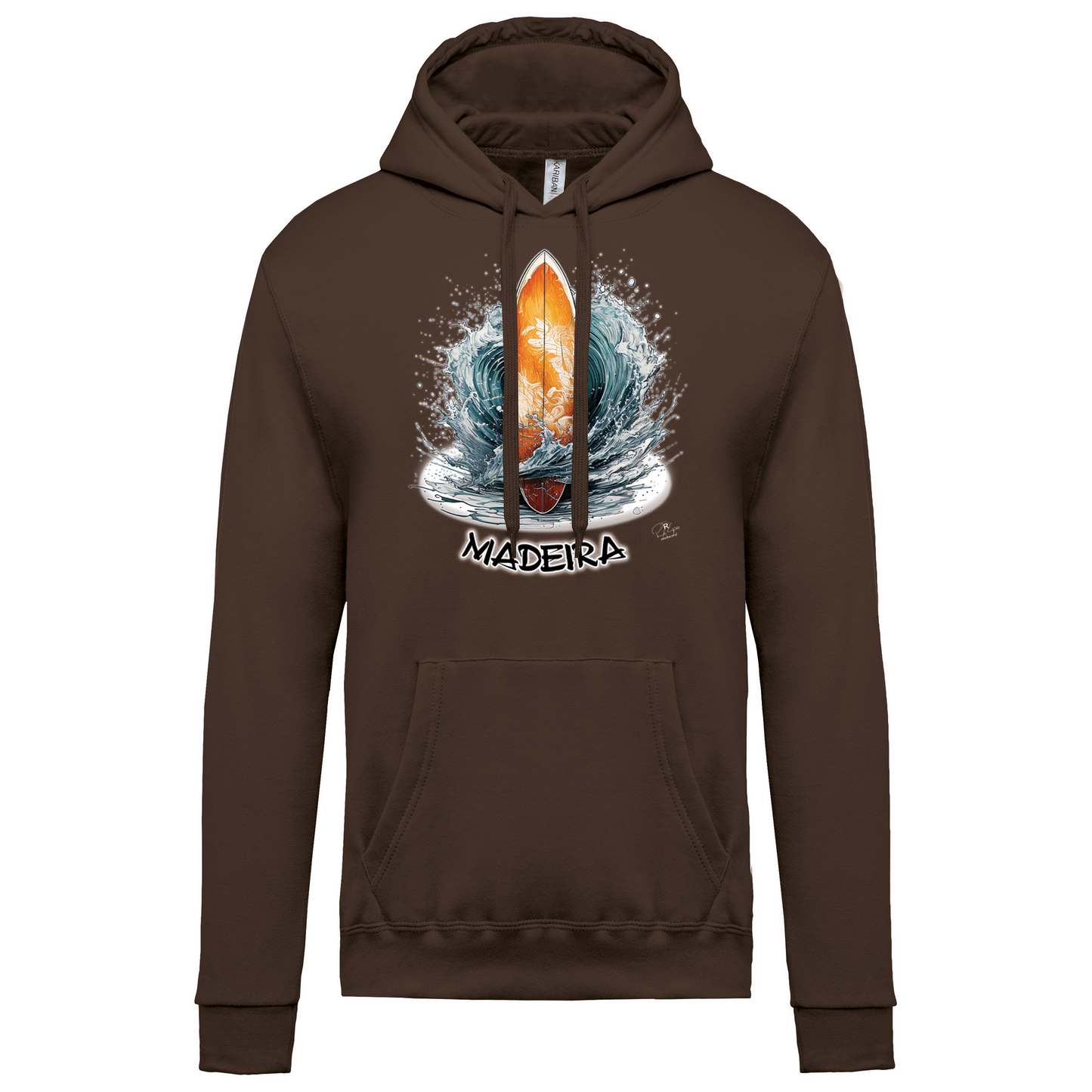 Sweatshirt Kariban com Capuz Prancha Madeira