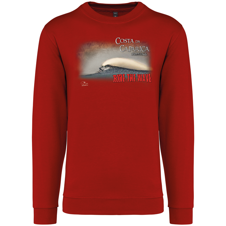Sweatshirt Kariban sem Capuz Ride the Wave Costa da Caparica