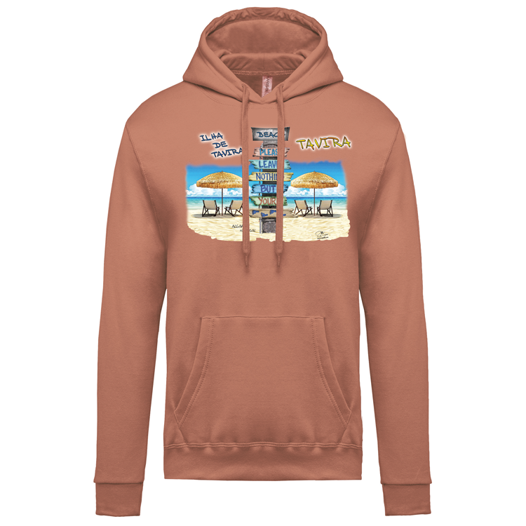 Sweatshirt Kariban com Capuz Pegadas Tavira