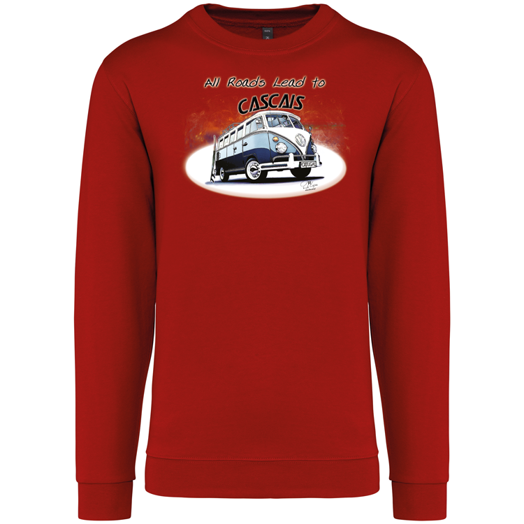 Sweatshirt Kariban sem Capuz All Roads Lead to Cascais