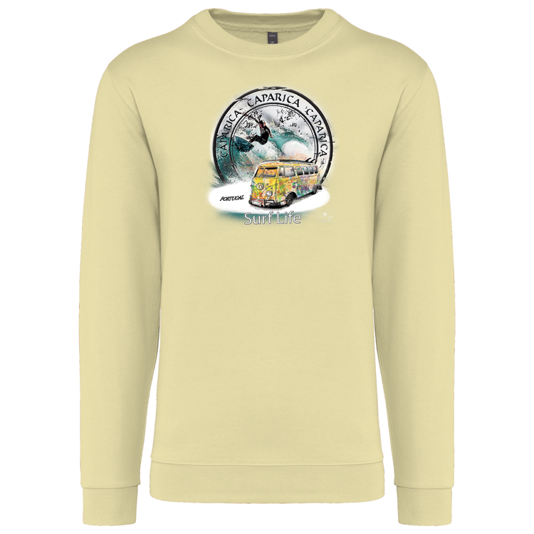 Sweatshirt Kariban sem Capuz Surf Life Caparica
