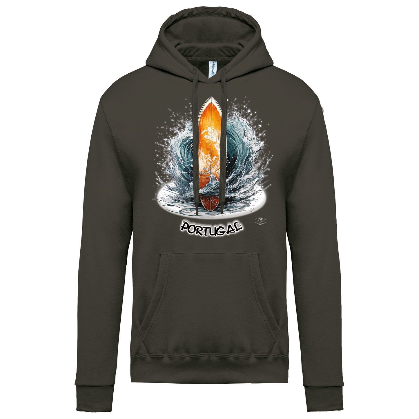 Sweatshirt Kariban com Capuz Prancha Portugal