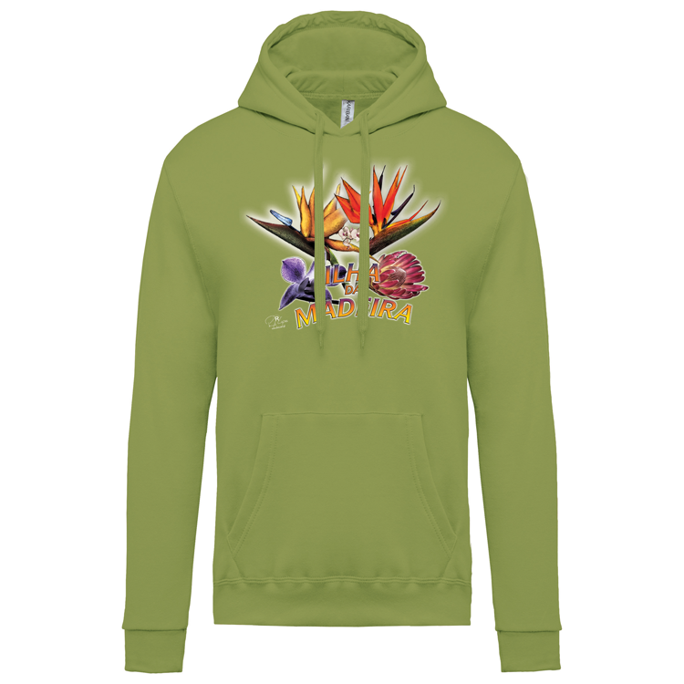 Sweatshirt Kariban com Capuz Estrelícias