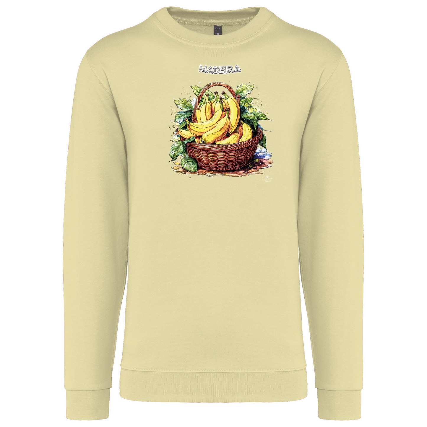 Sweatshirt Kariban sem Capuz Cesto Bananas