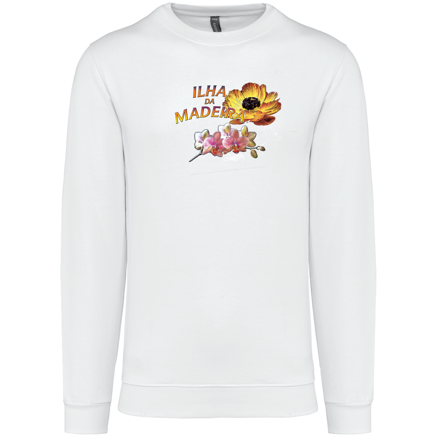 Sweatshirt Kariban sem Capuz Madeira Flowers