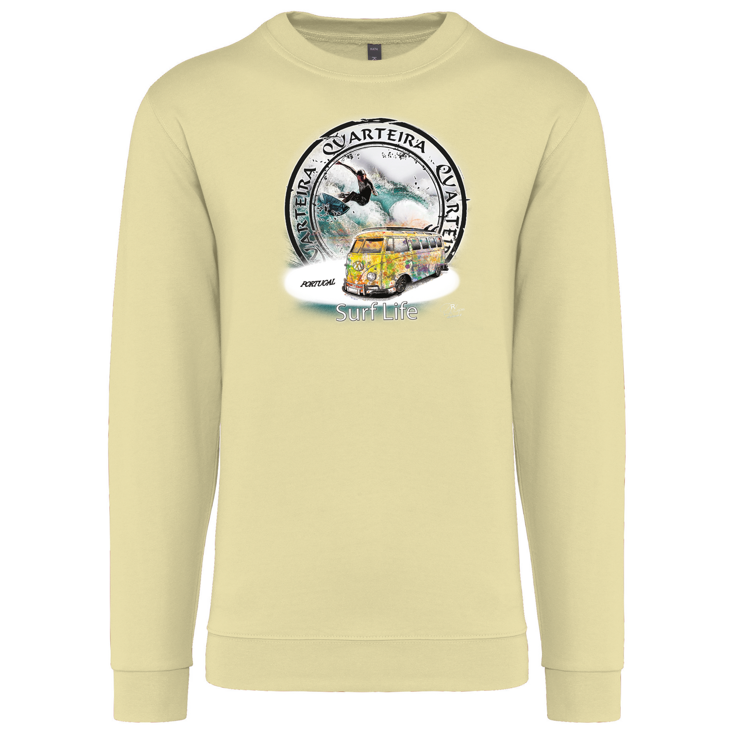 Sweatshirt Kariban sem Capuz Surf Life Quarteira