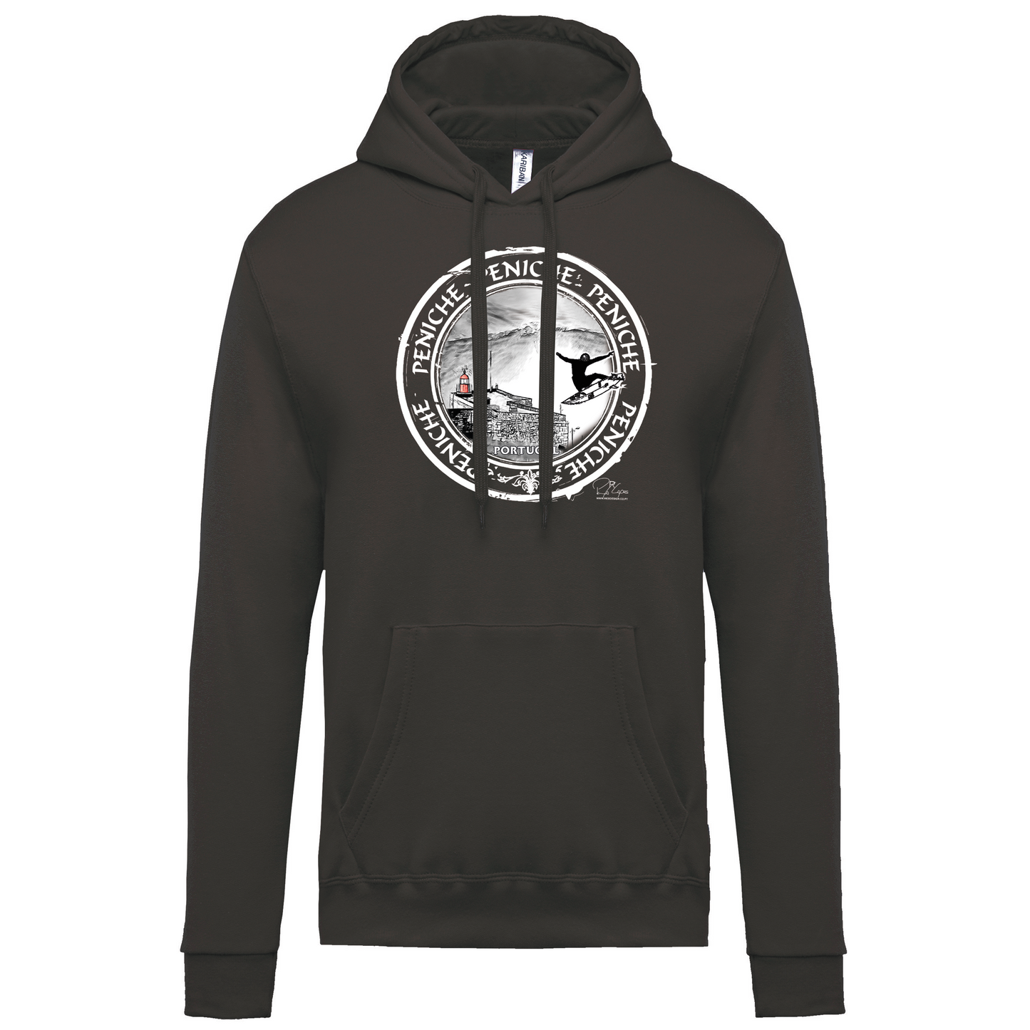 Sweatshirt Kariban com Capuz Selo Peniche