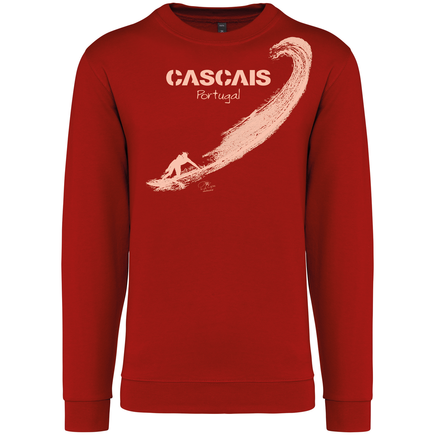 Sweatshirt Kariban sem Capuz Surf Cascais