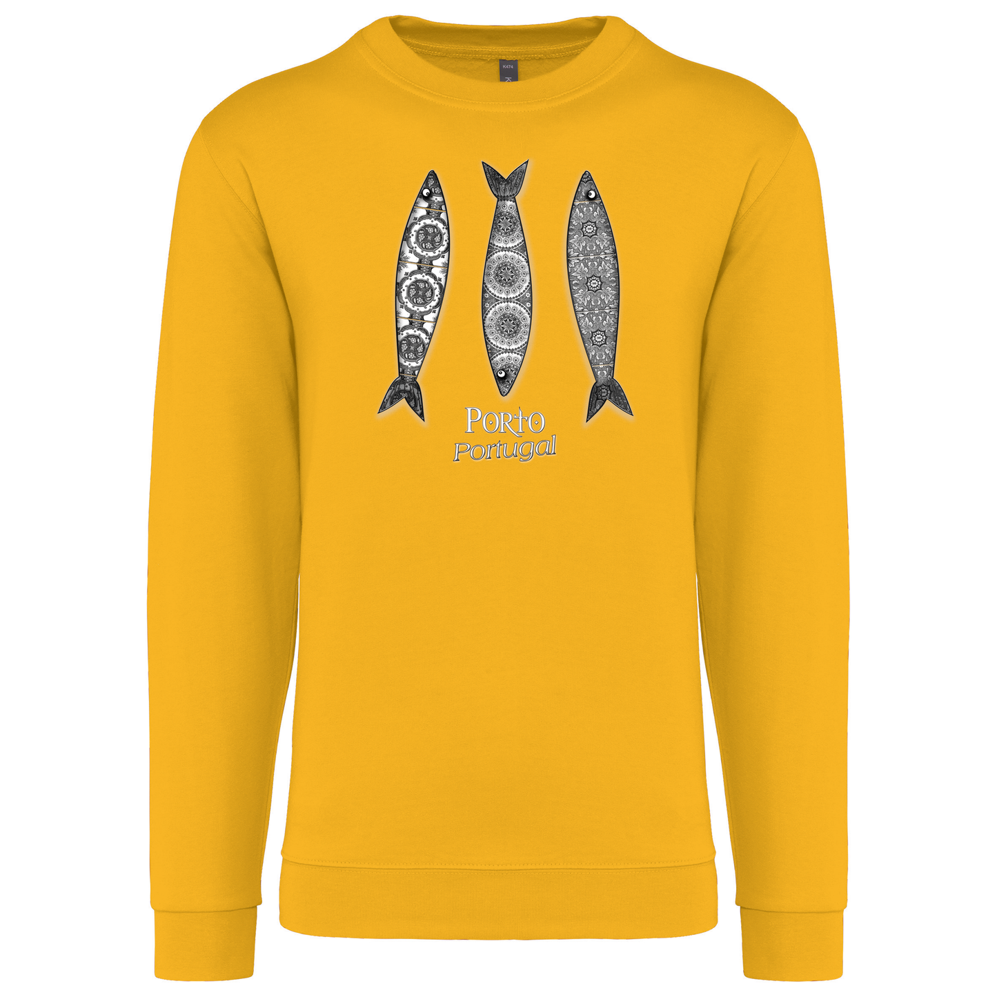 Sweatshirt Kariban sem Capuz 3 Sardinhas Porto
