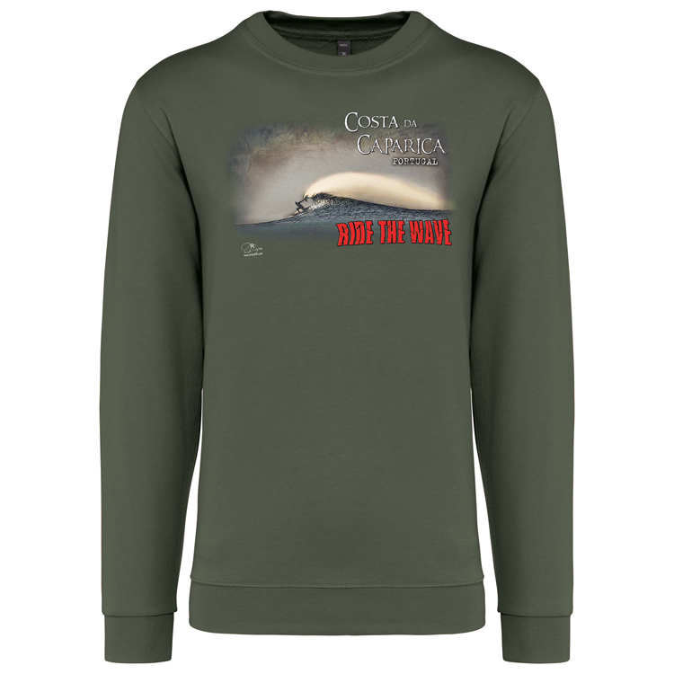 Sweatshirt Kariban sem Capuz Ride the Wave Costa da Caparica