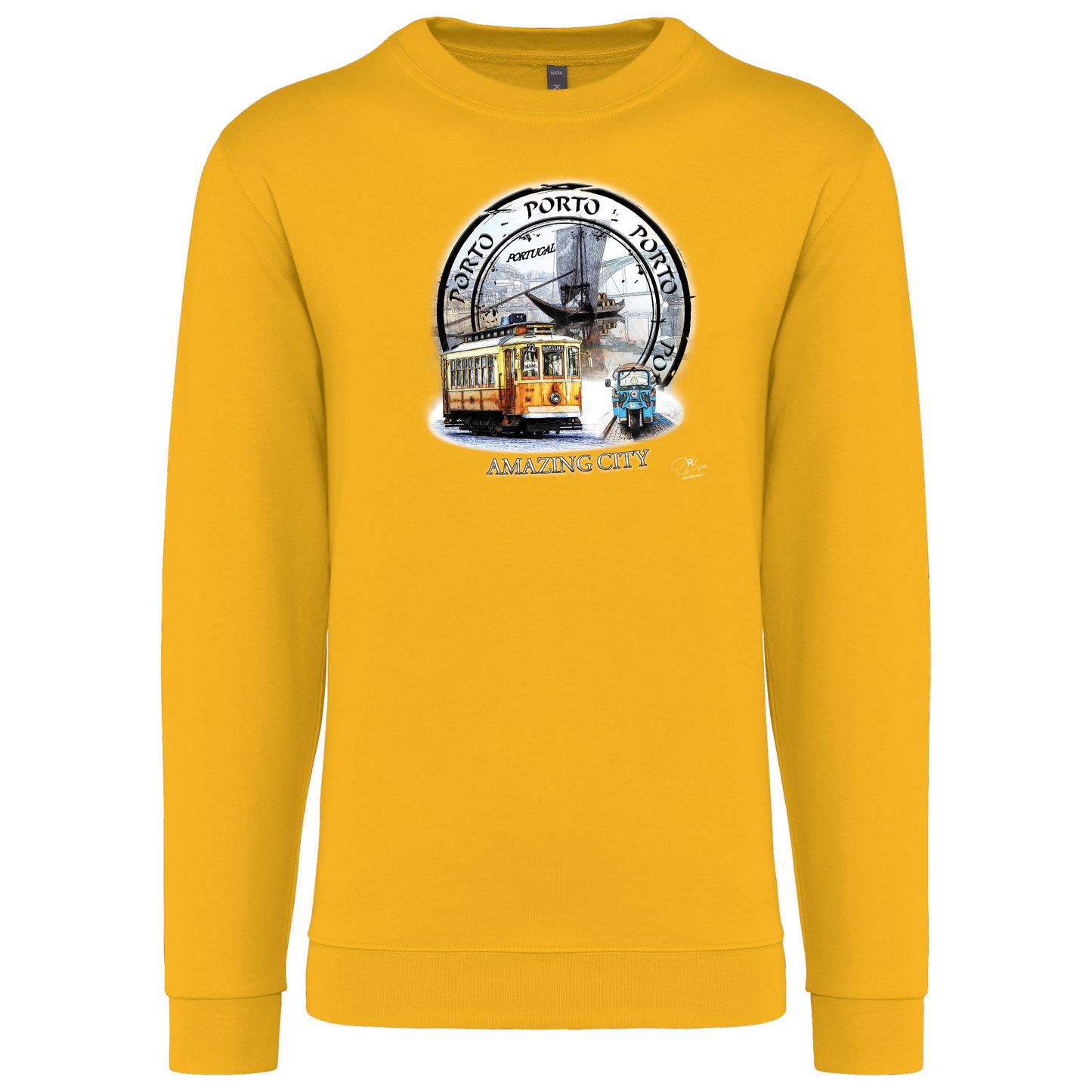 Sweatshirt Kariban sem Capuz Amazing City Porto
