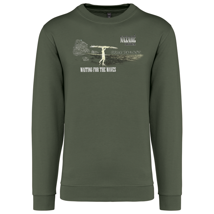 Sweatshirt Kariban sem Capuz Praia do Norte