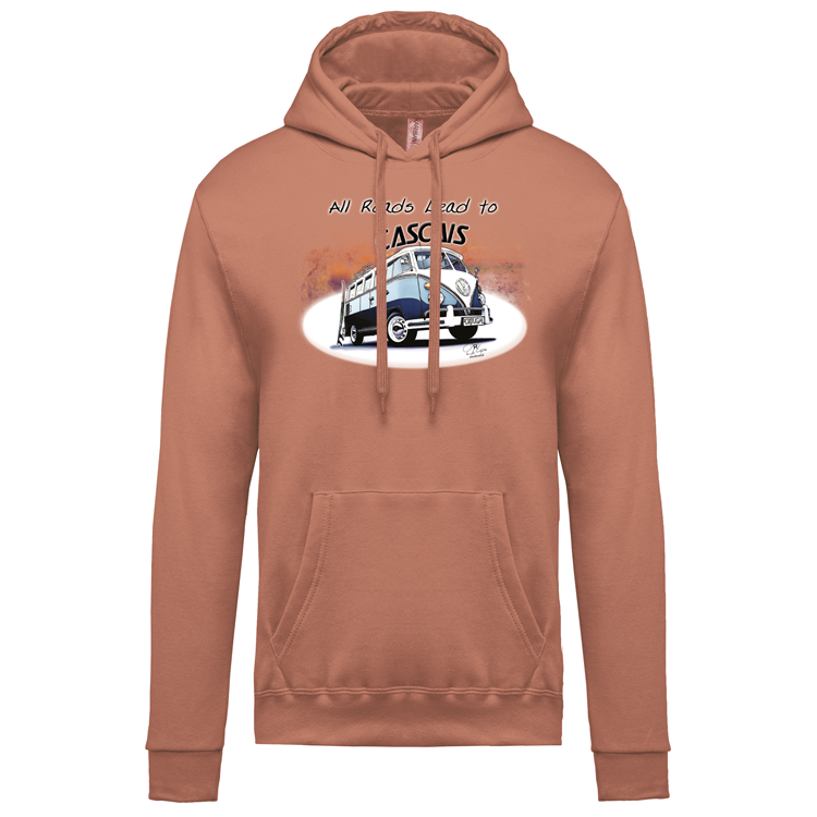 Sweatshirt Kariban com Capuz All Roads Lead to Cascais
